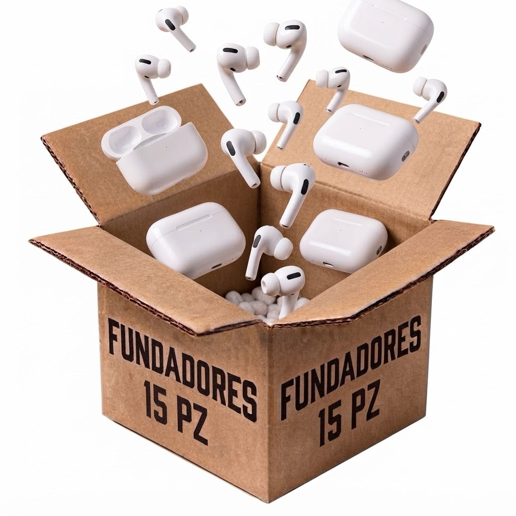 Paquete Emprendedor 15Pz-AirPods Mix (3ra, 4ta, 2da Pro, 3ra Pro Gen)