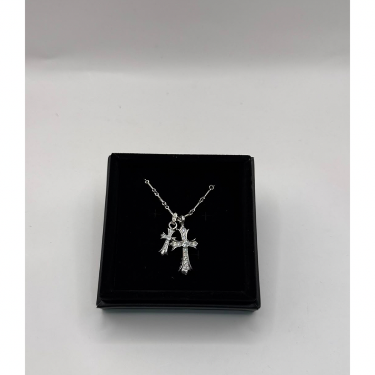 Collar Chrome Hearts (Plateado) FULL SET