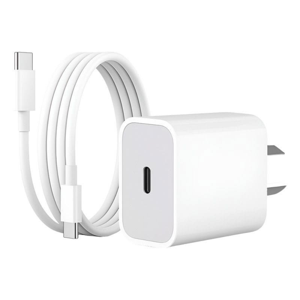 Cargador Tipo C-Set Cubo y Cable