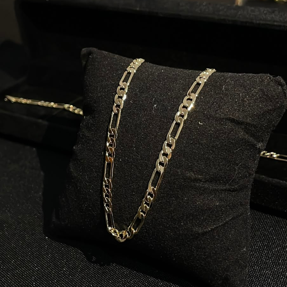 Cadena Cartier-Oro Laminado de 18K (Paquete de 5pz)