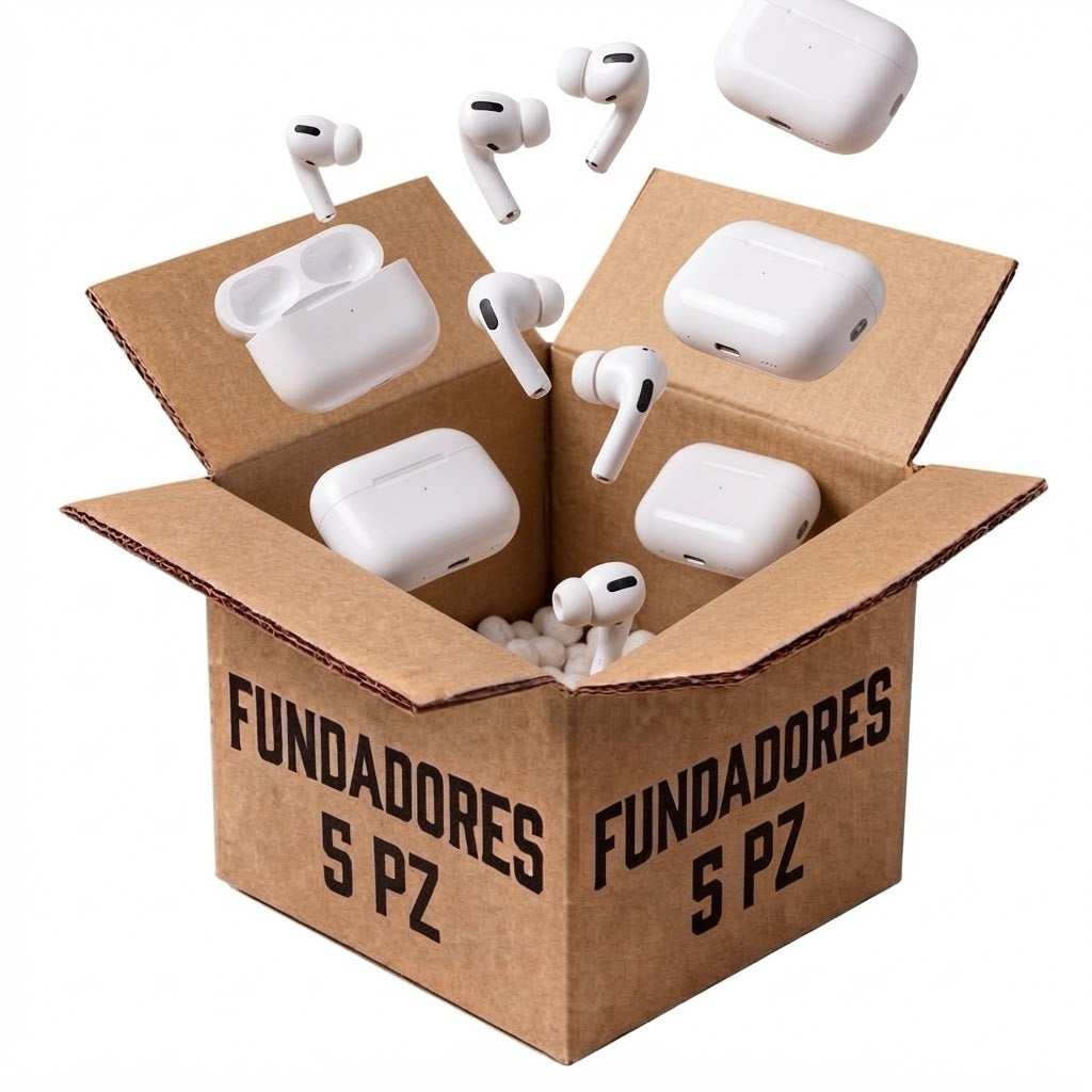 Paquete Emprendedor 5Pz-AirPods Mix (3ra, 4ta, 2da Pro, 3ra Pro)