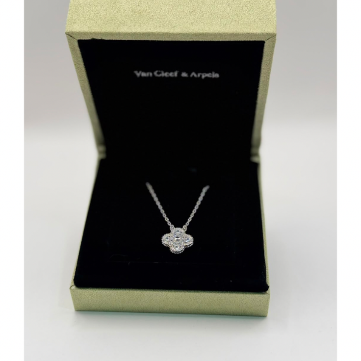 Collar VanCleef (plateado) FULL SET
