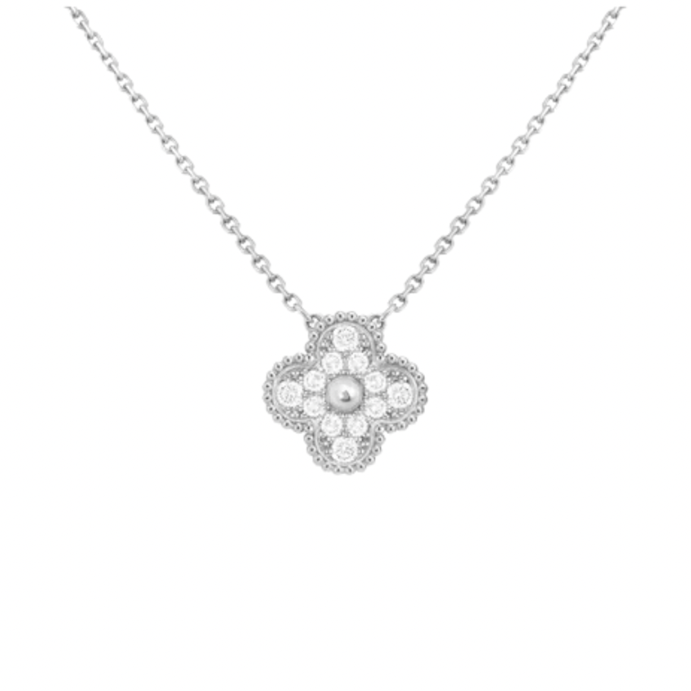Collar VanCleef (plateado) FULL SET