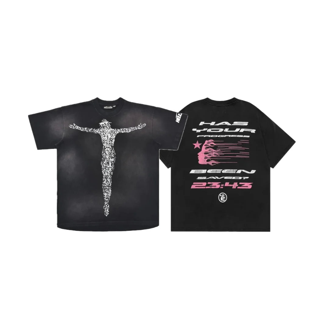 Hellstar Crusifix / "Has your progress Been saved?” T-Shirt