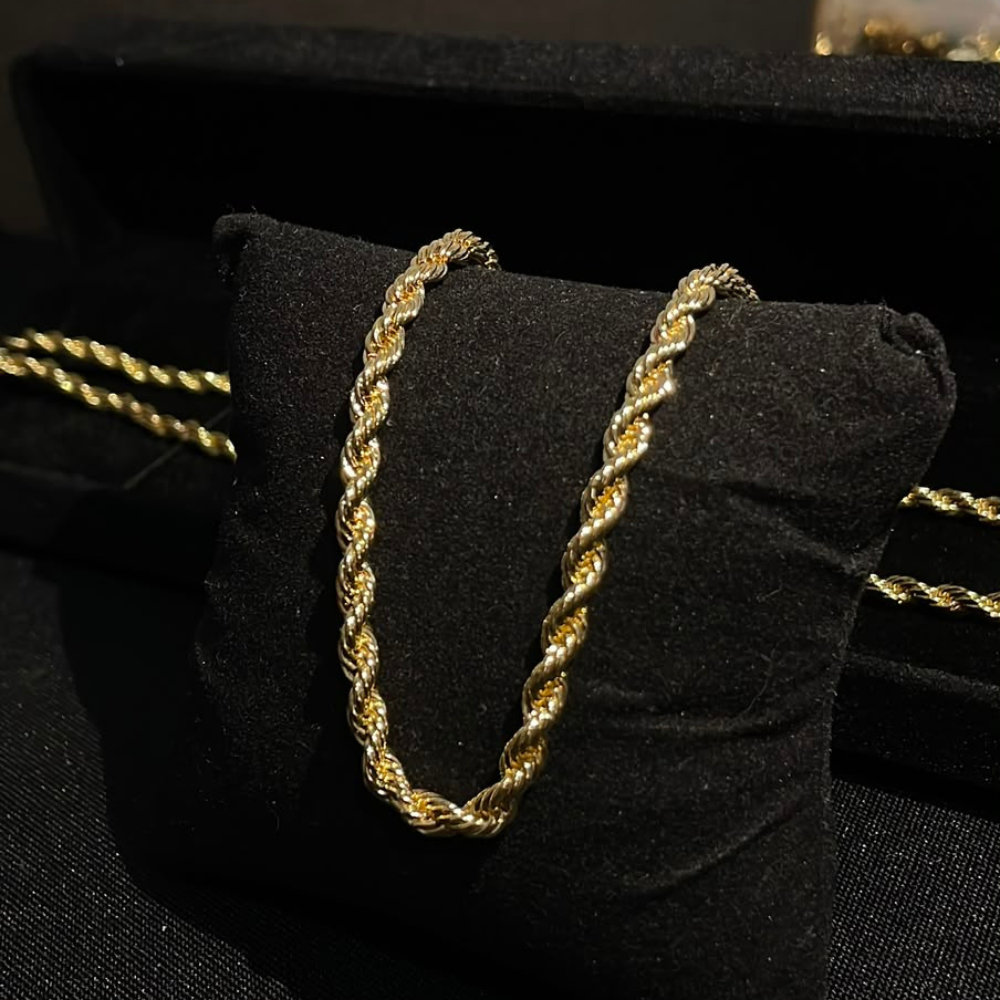 Cadena Torsal-Oro de 18K (Paquete de 5Pz)