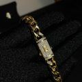 Pulso Monaco-Oro Laminado de 18K con Zirconias (Paquete de 5Pz)