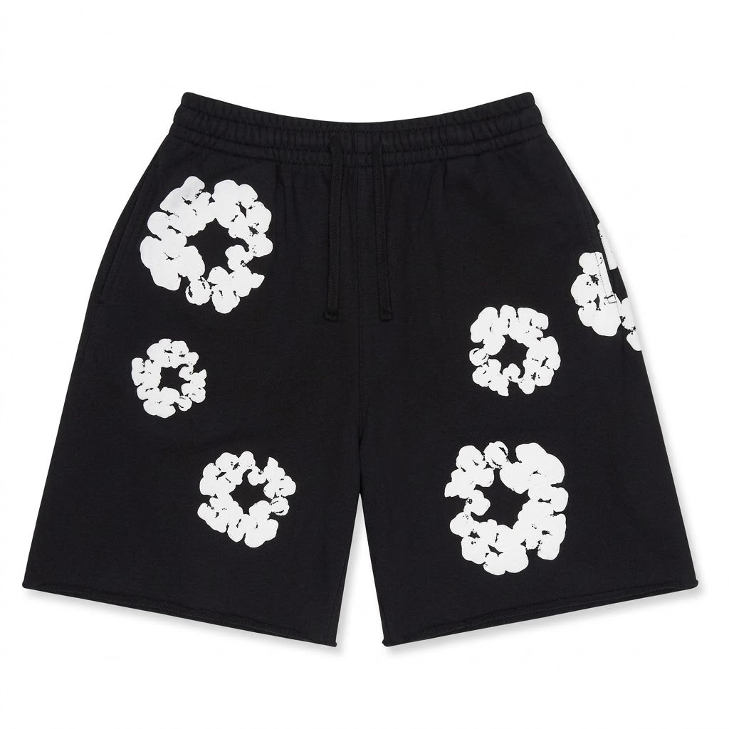 Short Denim Tears (Black-White)