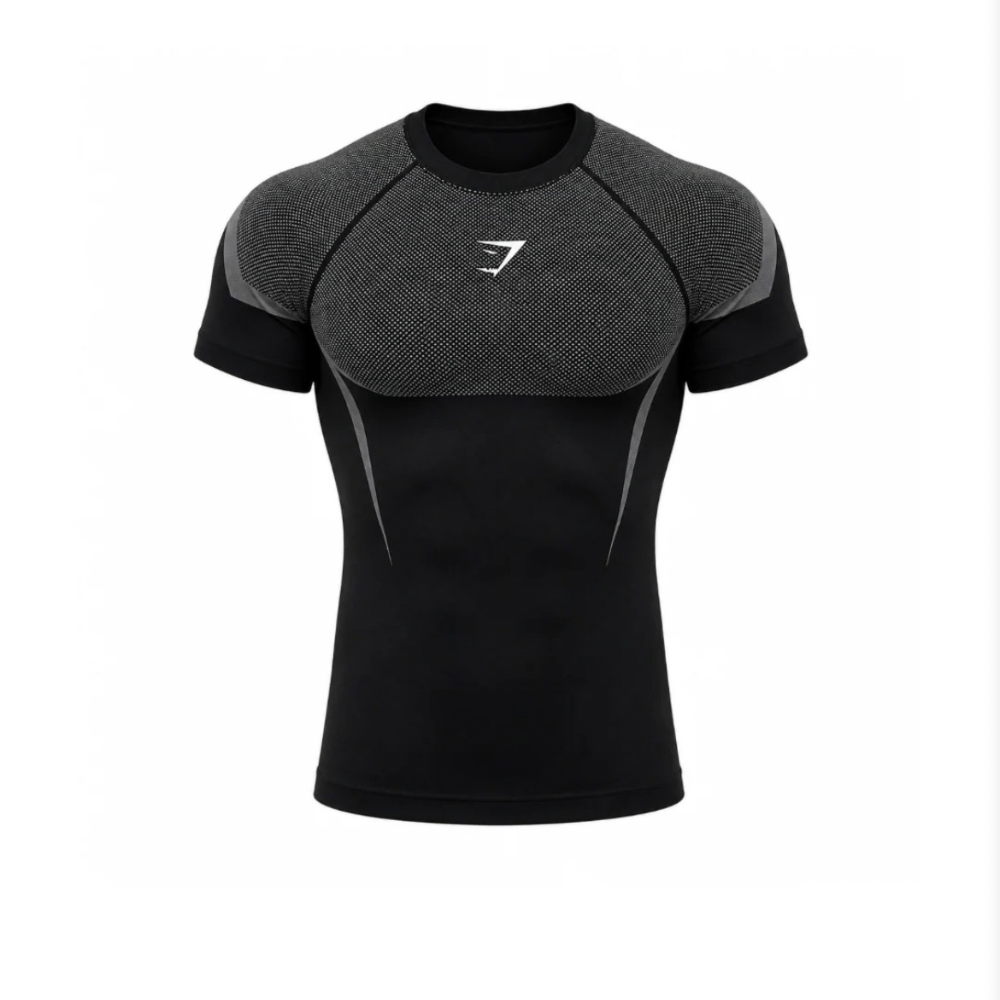 Gymshark Blanco-Negro (Una talla Reducida)